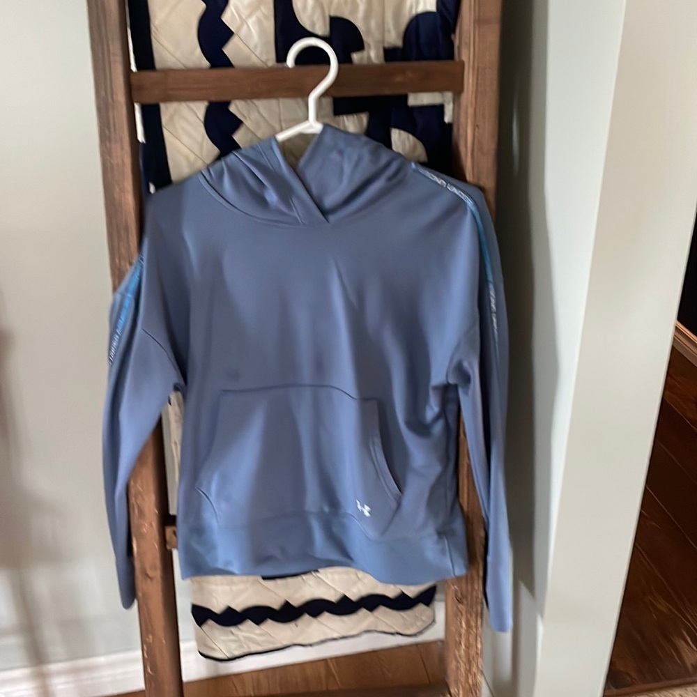 Blue under amour hoodie